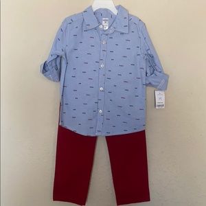 💙 NWT Cárter’s 2 pieces PW- VC Size 5T.